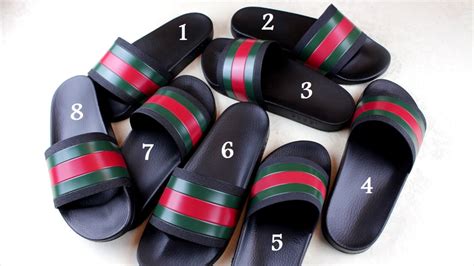 fake gucci filp flops|gucci knockoff slides for men.